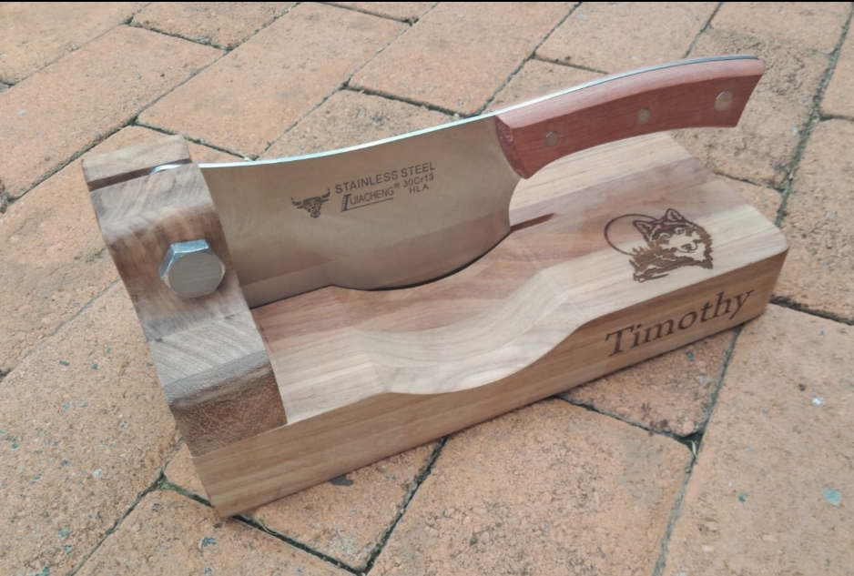 Personalized Biltong Cutter Gift Box With Love SA